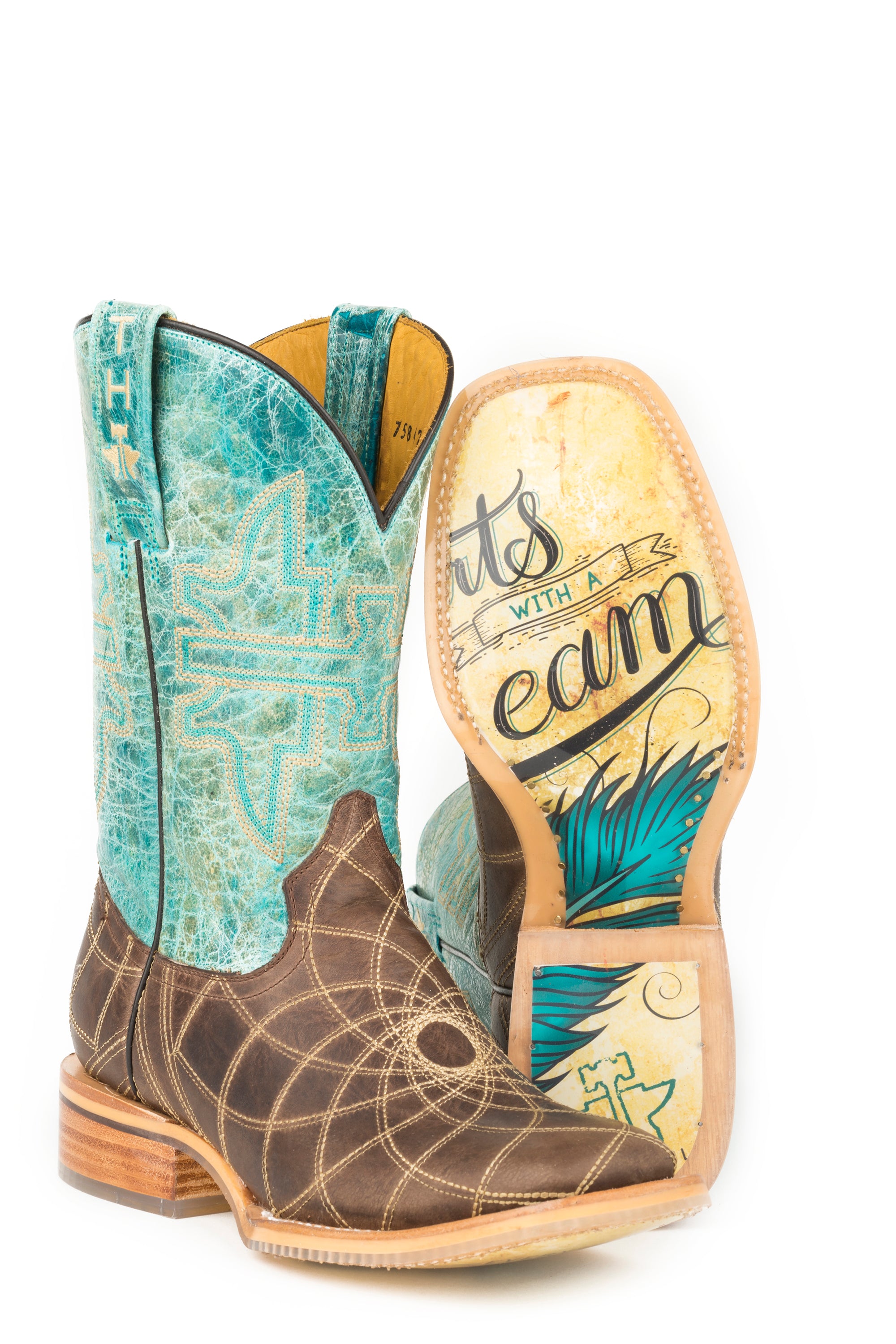 Womens Dreamcatcher With Start With A Dream Sole – Tin Haul