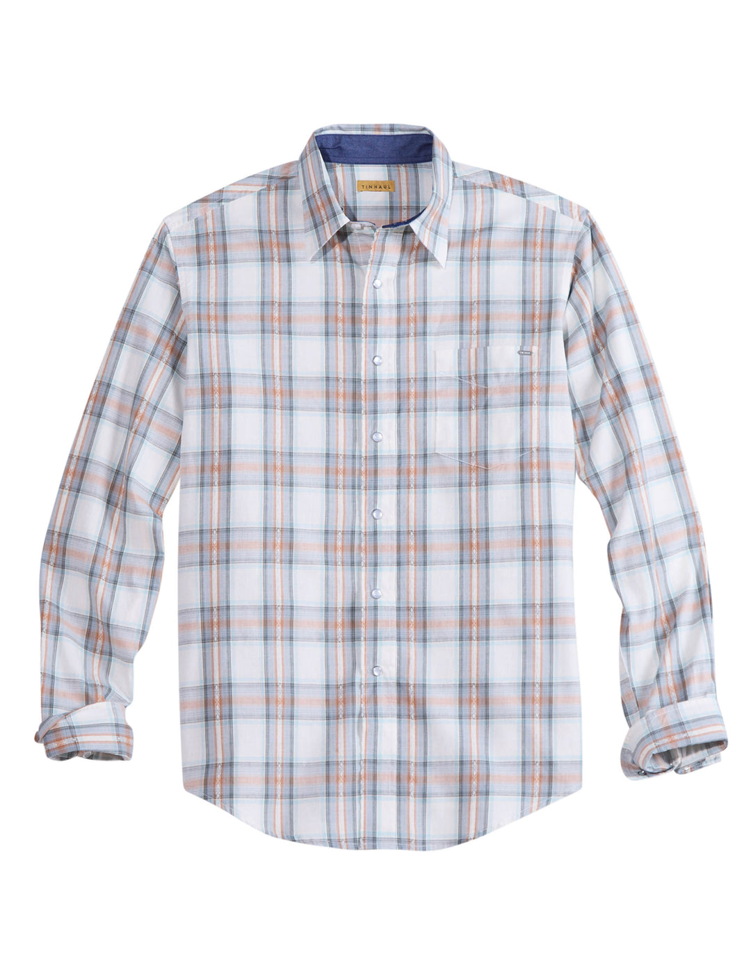 MENS TUPELO PLAID LONG SLEEVE SNAP WESTERN SHIRT