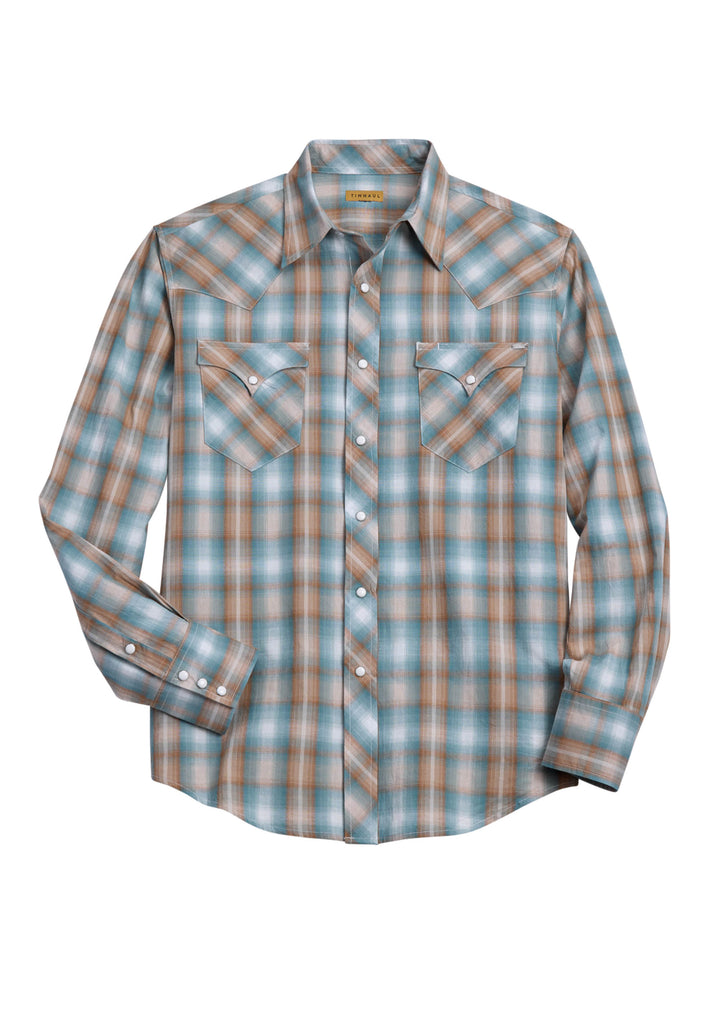 Mens Tin Haul Broken Chevron Long Sleeve Shirt