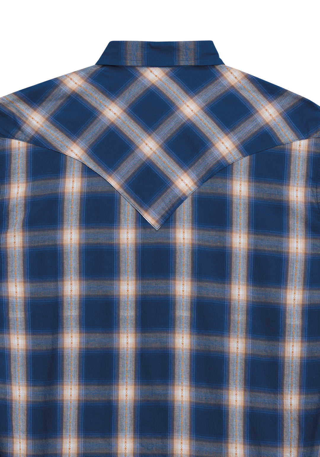 MENS TIN HAUL SADDLE PLAID DOBBY WESTERN SNAP SHIRT