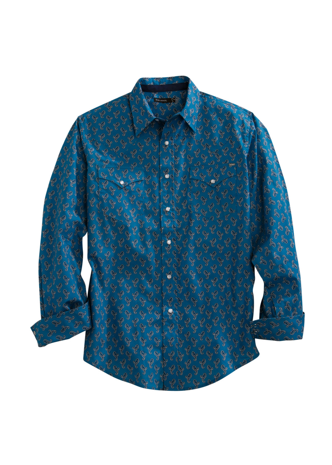 MENS LONG SLEEVE WESTERN SNAP SHIRT