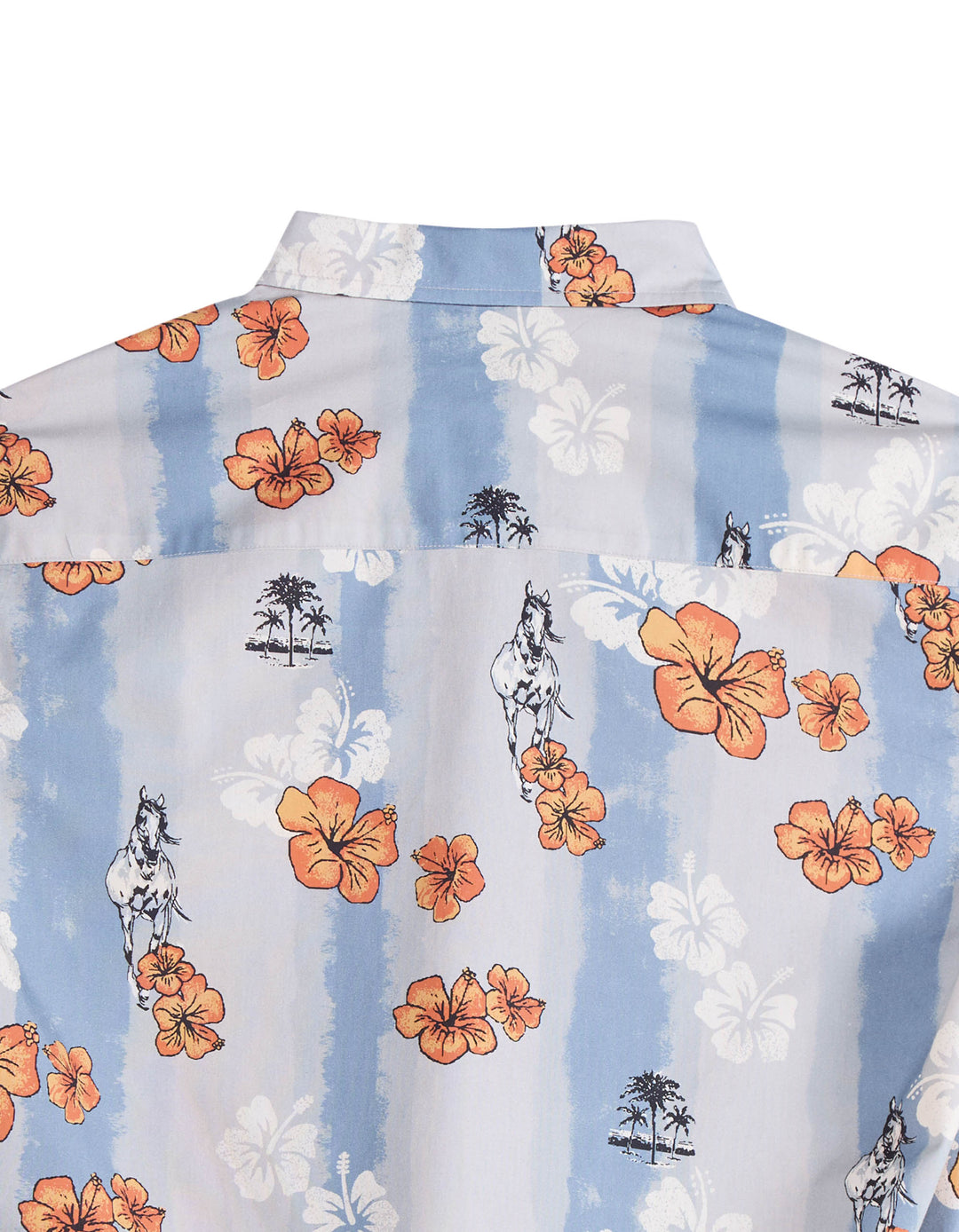 MENS VINTAGE TRIPICAL LONG SLEEVE SNAP WESTERN SHIRT