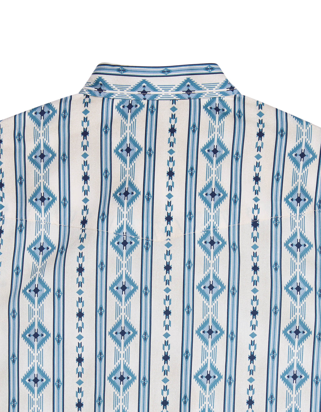 MENS RETRO AZTEC STRIPE LONG SLEEVE SNAP WESTERN SHIRT