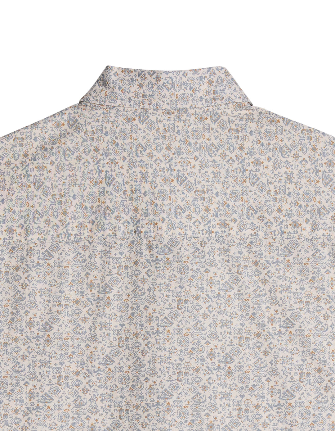 MENS SHORT SLEEVE SNAP HIEROGRAPHICS PRINT WESTERN SHIRT