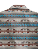 MENS SHORT SLEEVE SNAP SAND PAINTING WESTERN SHIRT