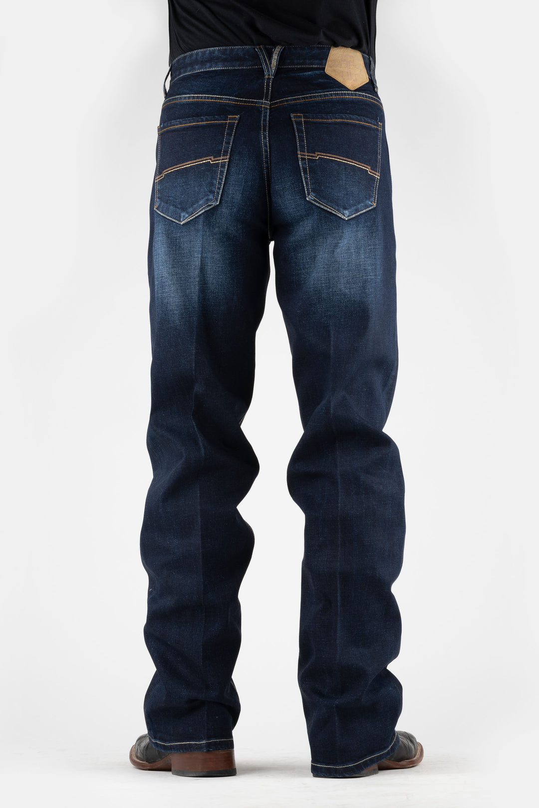MENS WESTERN STITCH BACK POCKET JEANS