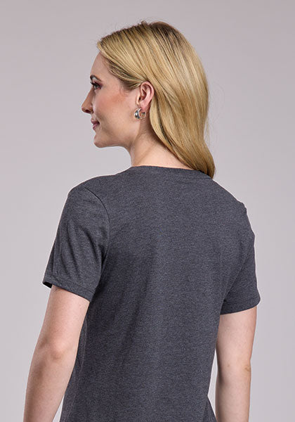 Womens Tin Haul Cowirl In Aqua Obmre Colors Short Sleeve Pullover Western S