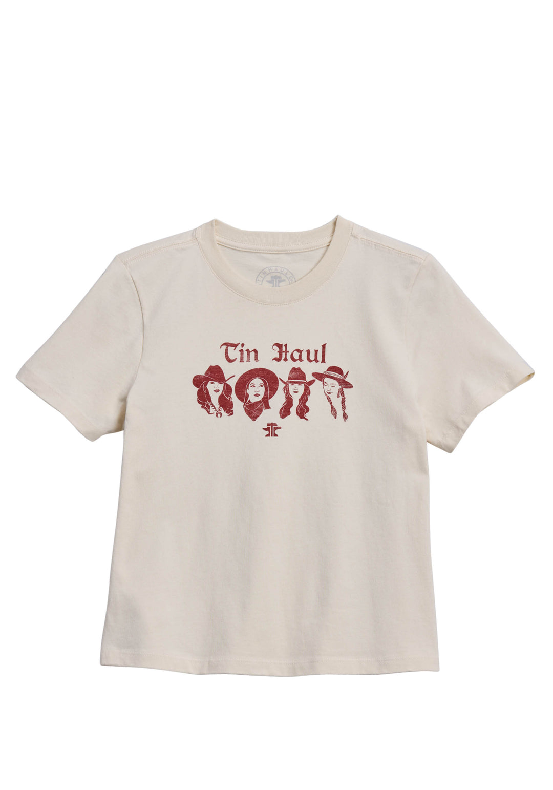 WOMENS TIN HAUL COWGIRL SCREEN PRINT SHORT SLEEVE SHIRT