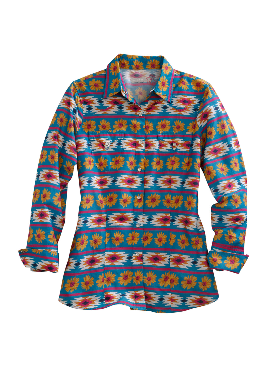 WOMENS LONG SLEEVE WESTERN SNAP SHIRT