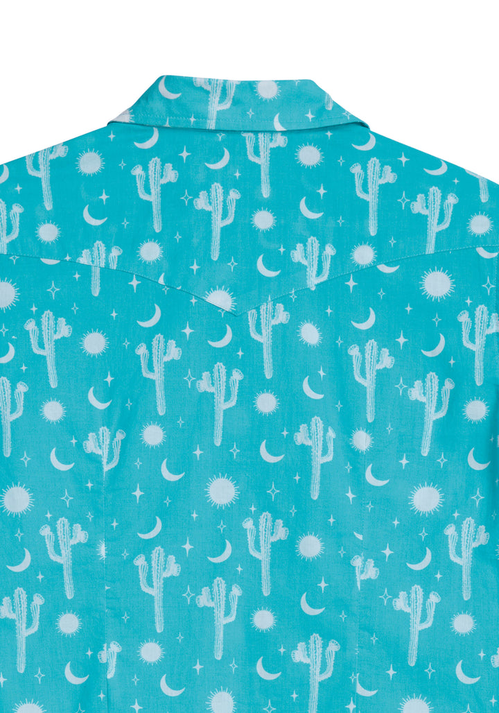 Womens Tin Haul Boho Cactus Print Long Sleeve Shirt