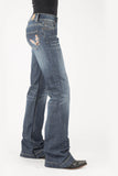 WOMENS TIN HAUL 2 FEATHER EMBROIDERED BACK POCKET ELLA FIT STRETCH JEANS