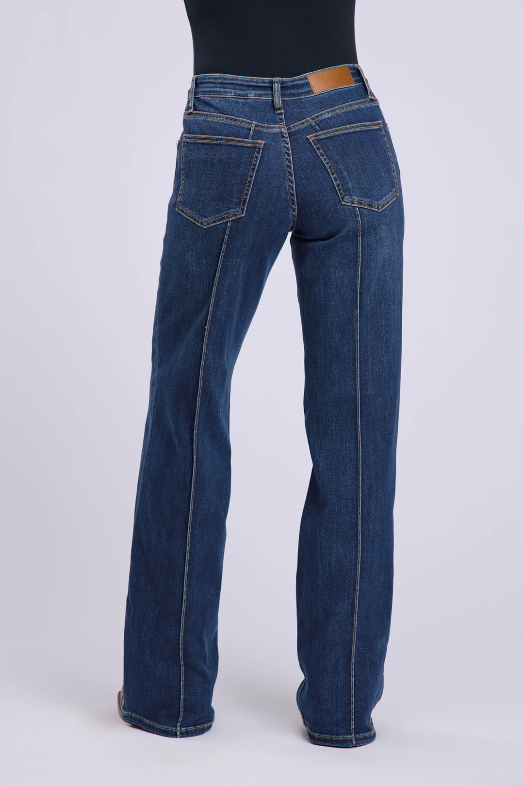 WOMENS TIN HAUL DARK WASH WESTERN STELLA JEAN WITH FRONT AND BACK SEAMS
