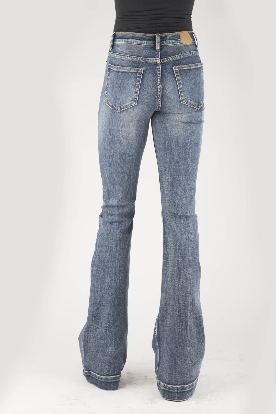 WOMENS ANVIL AND HAMMER EMBROIDERY ON BACK POCKET JEANS