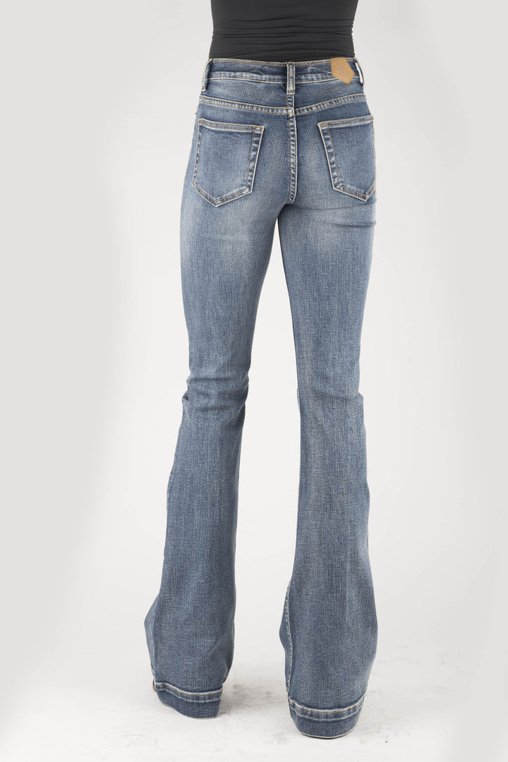 WOMENS ANVIL AND HAMMER EMBROIDERY ON BACK POCKET JEANS