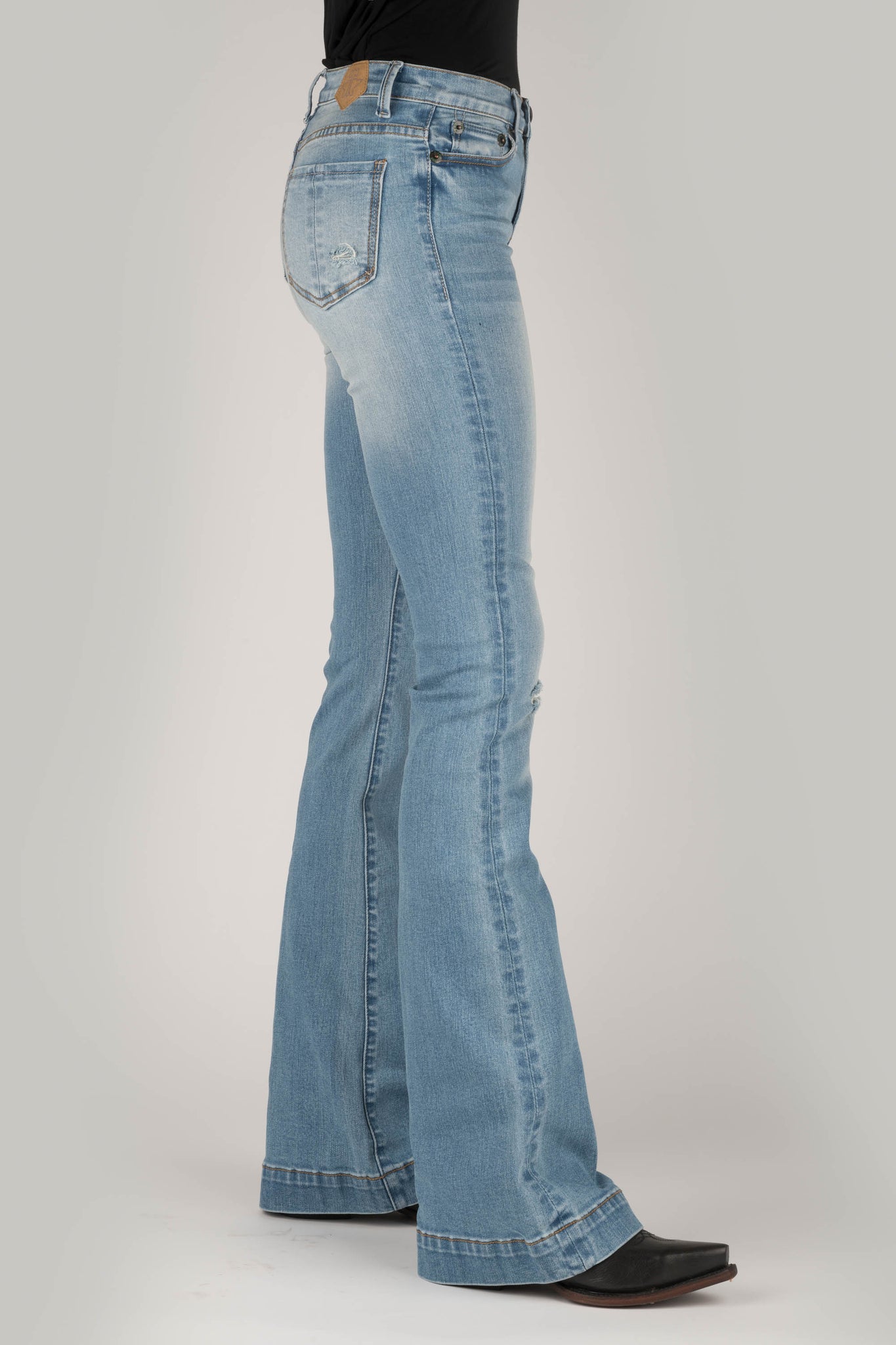 Buy True Religion Men Mid-Wash RICKY Heavy Whiskers Red SPT Jeans for Men  Online | The Collective