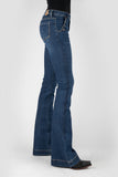 WOMENS 4 BUTTON FRONT POCKET JEANS