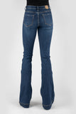 WOMENS 4 BUTTON FRONT POCKET JEANS