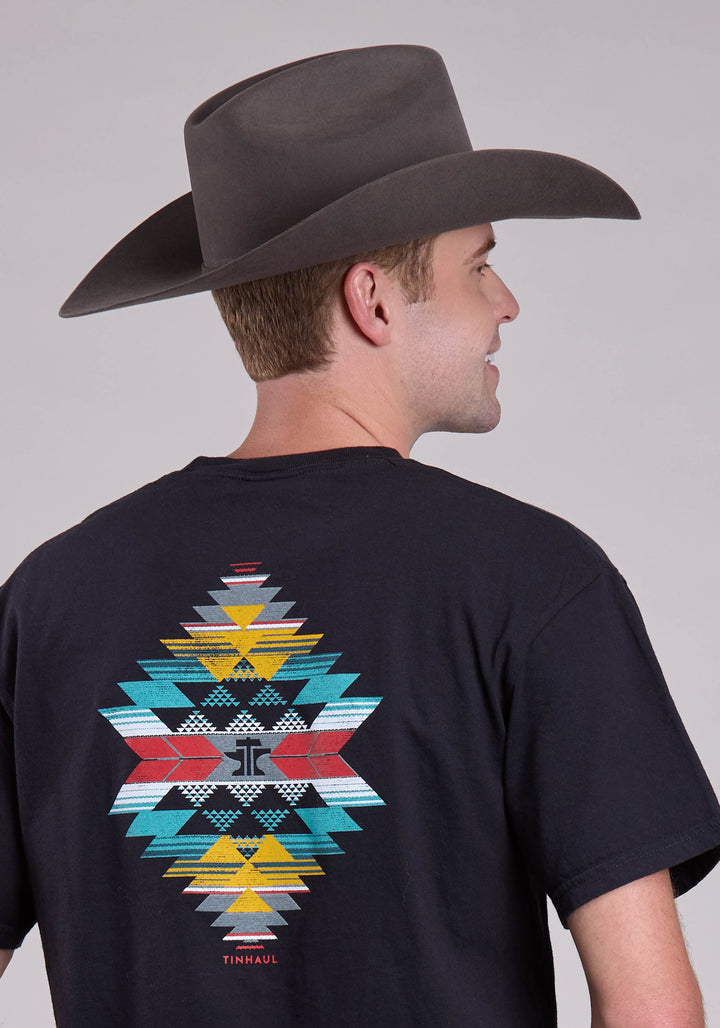 UNISEXANVIL HAMMER AZTEC LF CHEST FULL BACK SHORT SLEEVE PULLOVER WESTERN SHIRT