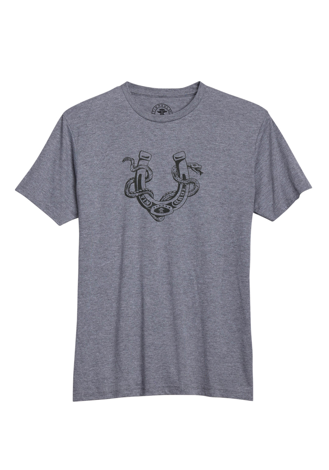 UNISEX SHORT SLEEVE PULLOVERTIN HAUL RATTLE SNAKE HORSESHOE PRINTR WESTERN SHIRT