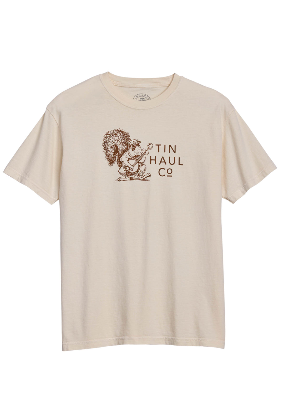 UNISEX TIN HAUL SQUIRREL W/BANJO SHORT SLEEVE WESTERN SHIRT