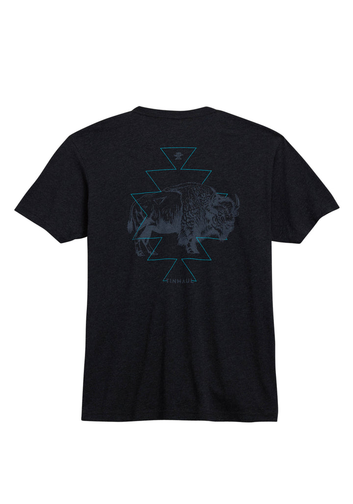 UNISEX TIN HAUL BISON SCREEN PRINT SHORT SLEEVE SHIRT