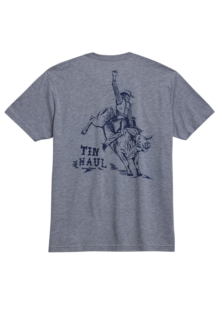 UNISEX TIN HAUL BULL RIDER FULL SHORT SLEEVE SHIRT