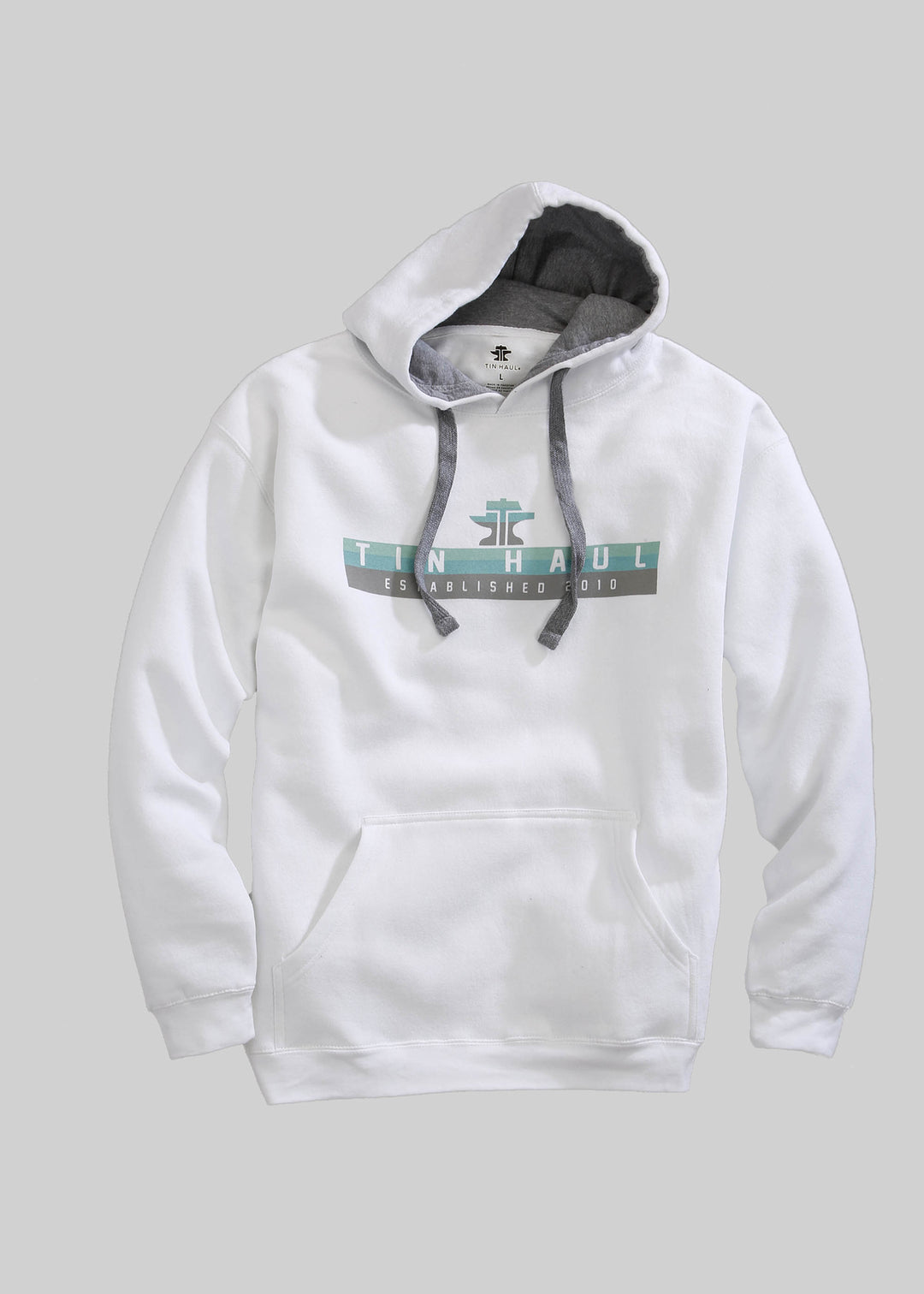 MENS KNIT TIN HAUL GRADIATED COLORED SCREEN PRINT SWEATSHIRT