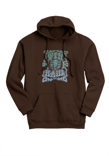 MENS TIN HAUL NEON ROCK SCREEN PRINT PULLOVER JACKET