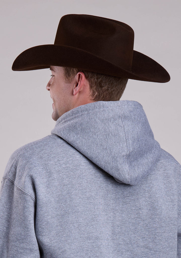 MENS TIN HAUL BRONC RIDER SCREEN PRINT PULLOVER JACKET