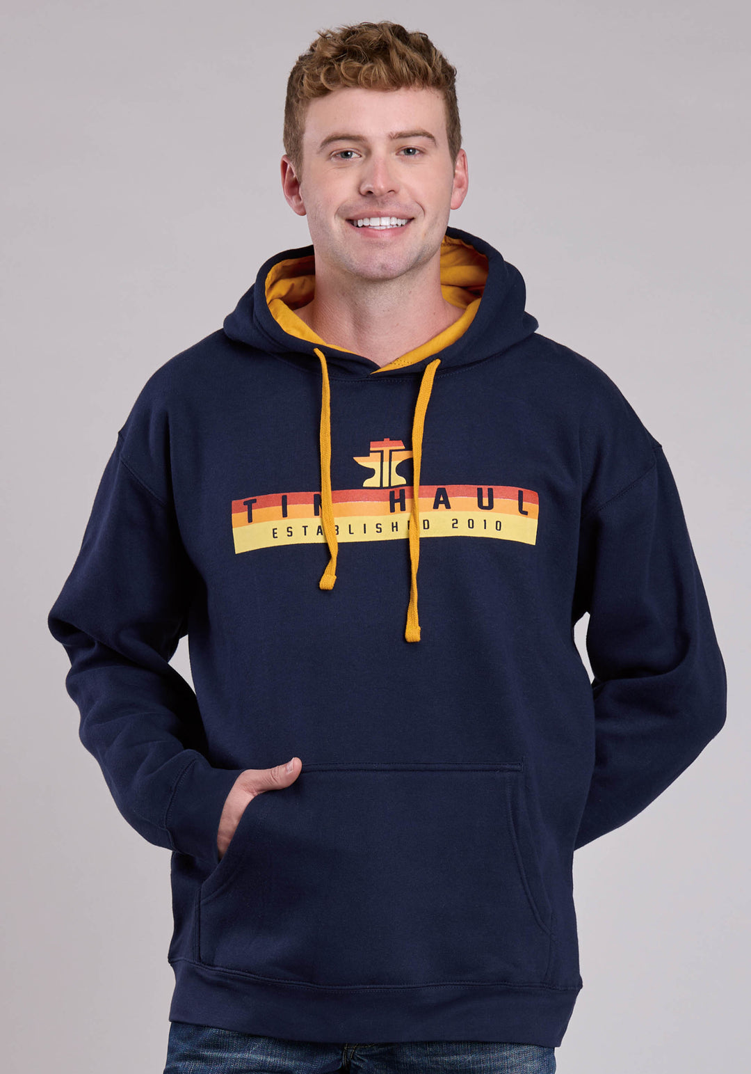 MENS TIN HAUL IN SUNSET COLORS PULLOVER JACKET
