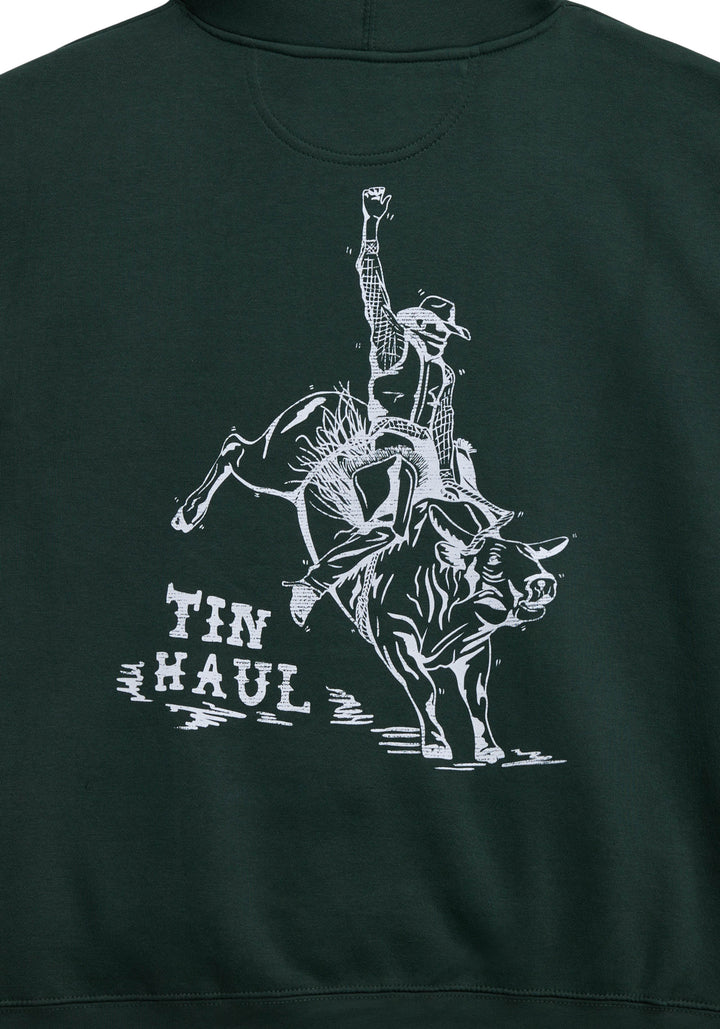 MENS TIN HAUL BULL RIDER SCREEN PRINT JACKET