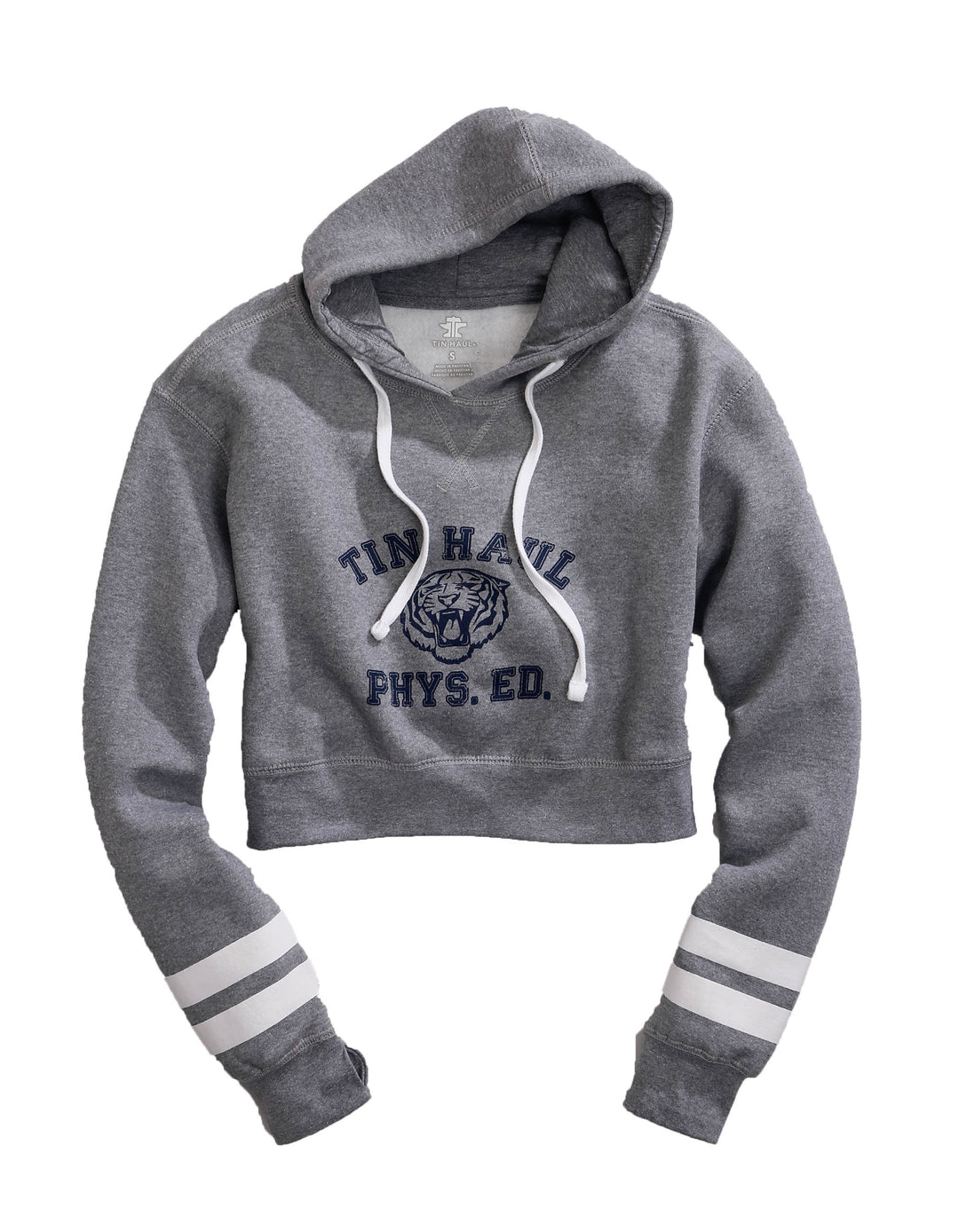 WOMENS KNIT TIN HAUL PHYS ED TIGER SCREEN PRINT SWEATSHIRT