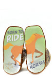 INFANT BOYS STAMPEDE WITH BORN TO RIDE SOLE