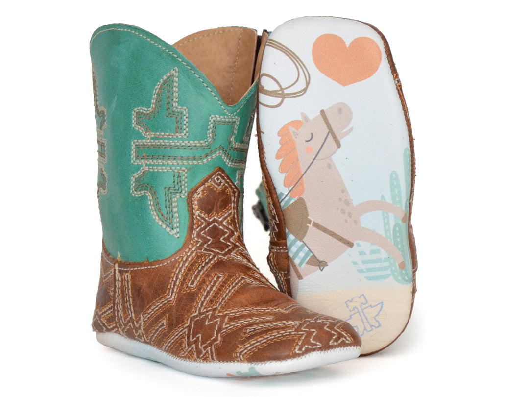 INFANT BOYS I AM IN STITCHES WITH DALLY ON HEARTS SOLE
