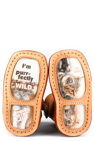 GIRLS TIN HAUL WILD TIGER BOOTS