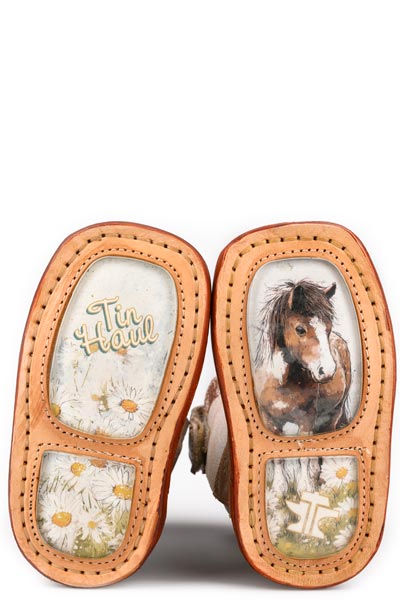 GIRLS TIN HAUL DAISY DOTS BOOTS
