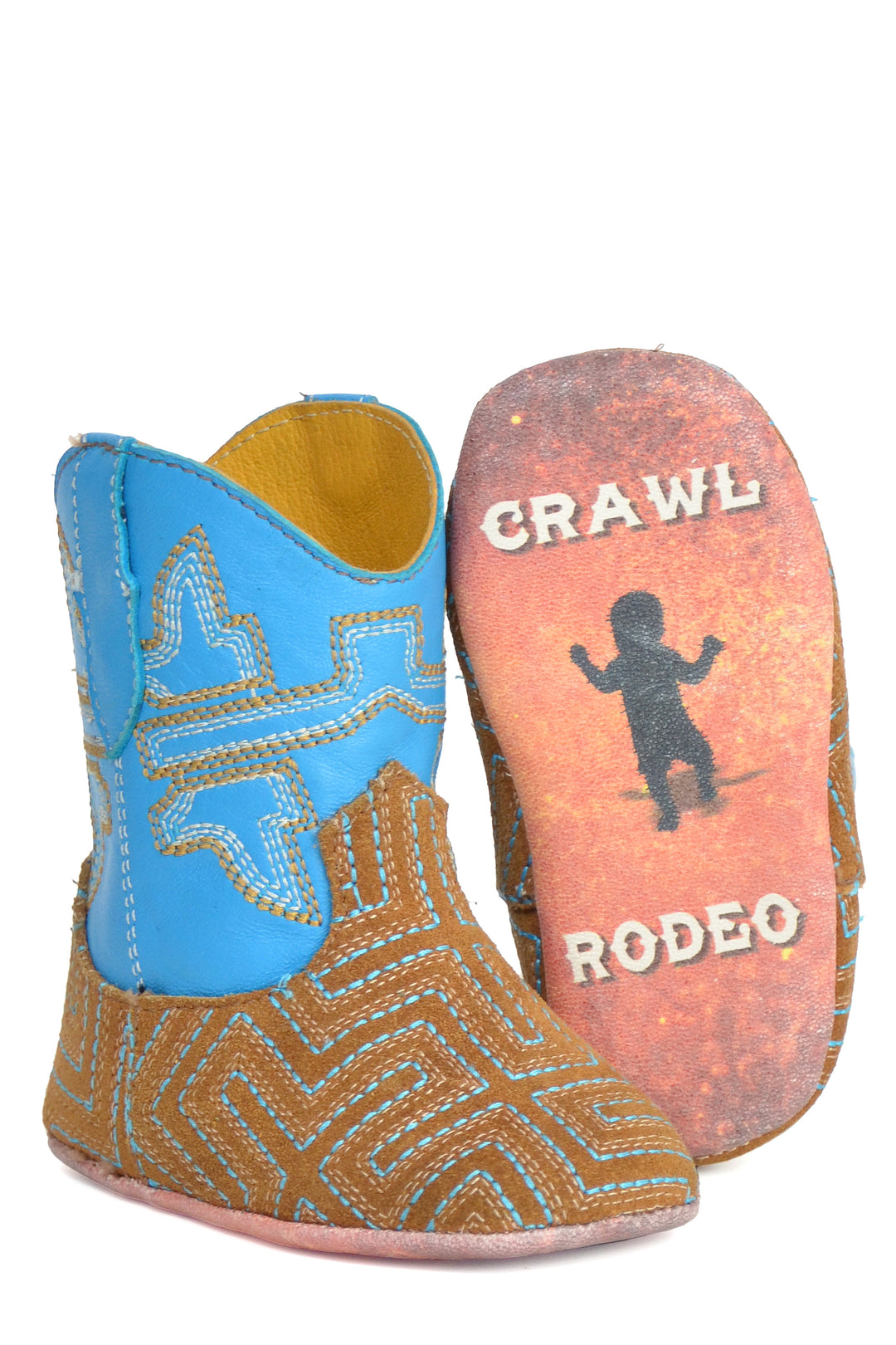 INFANT BOYS MINI MAZE CRAWL, WALK, RODEO SOLE