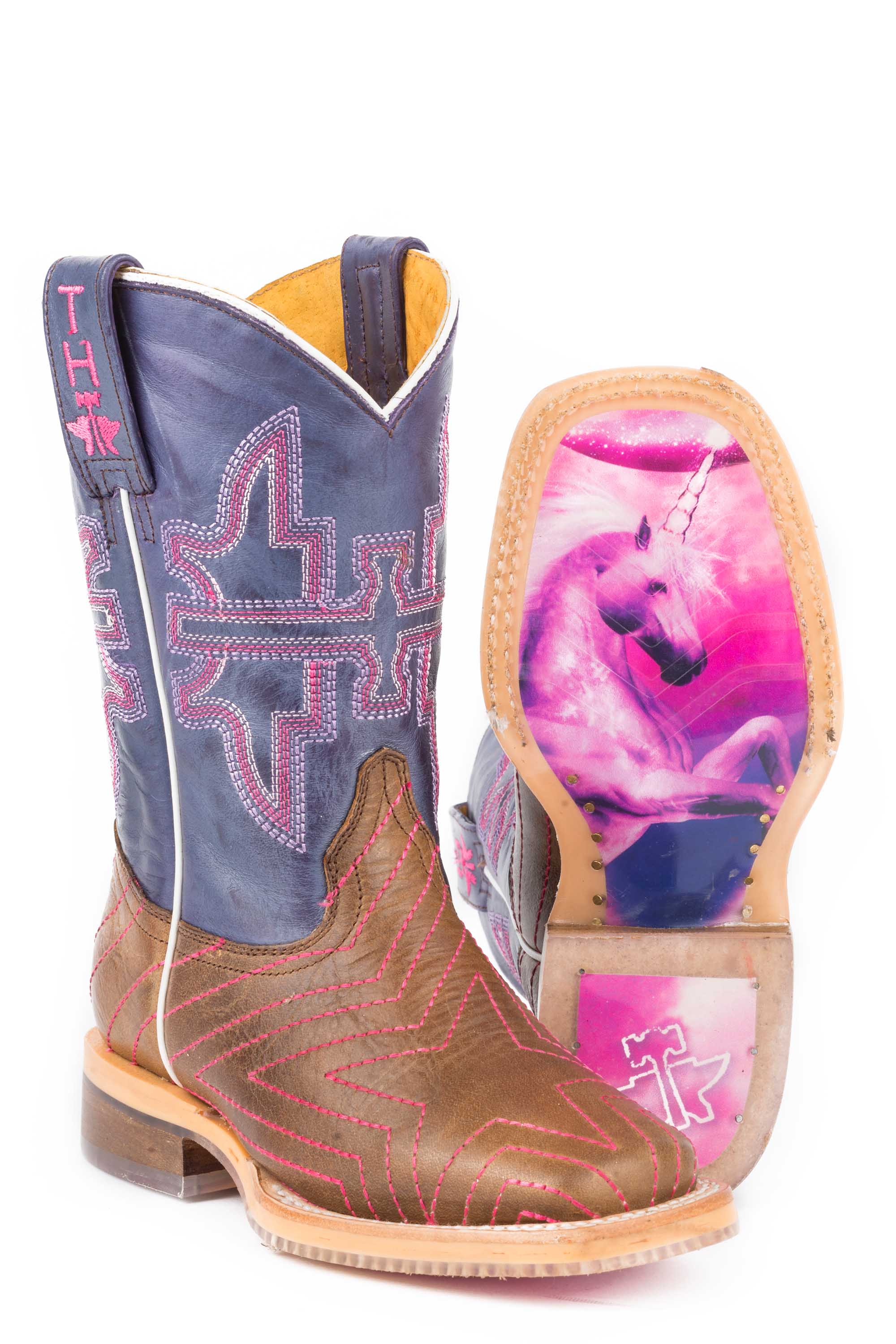 Little Girls Starlight With Unicorn Sole – Tin Haul
