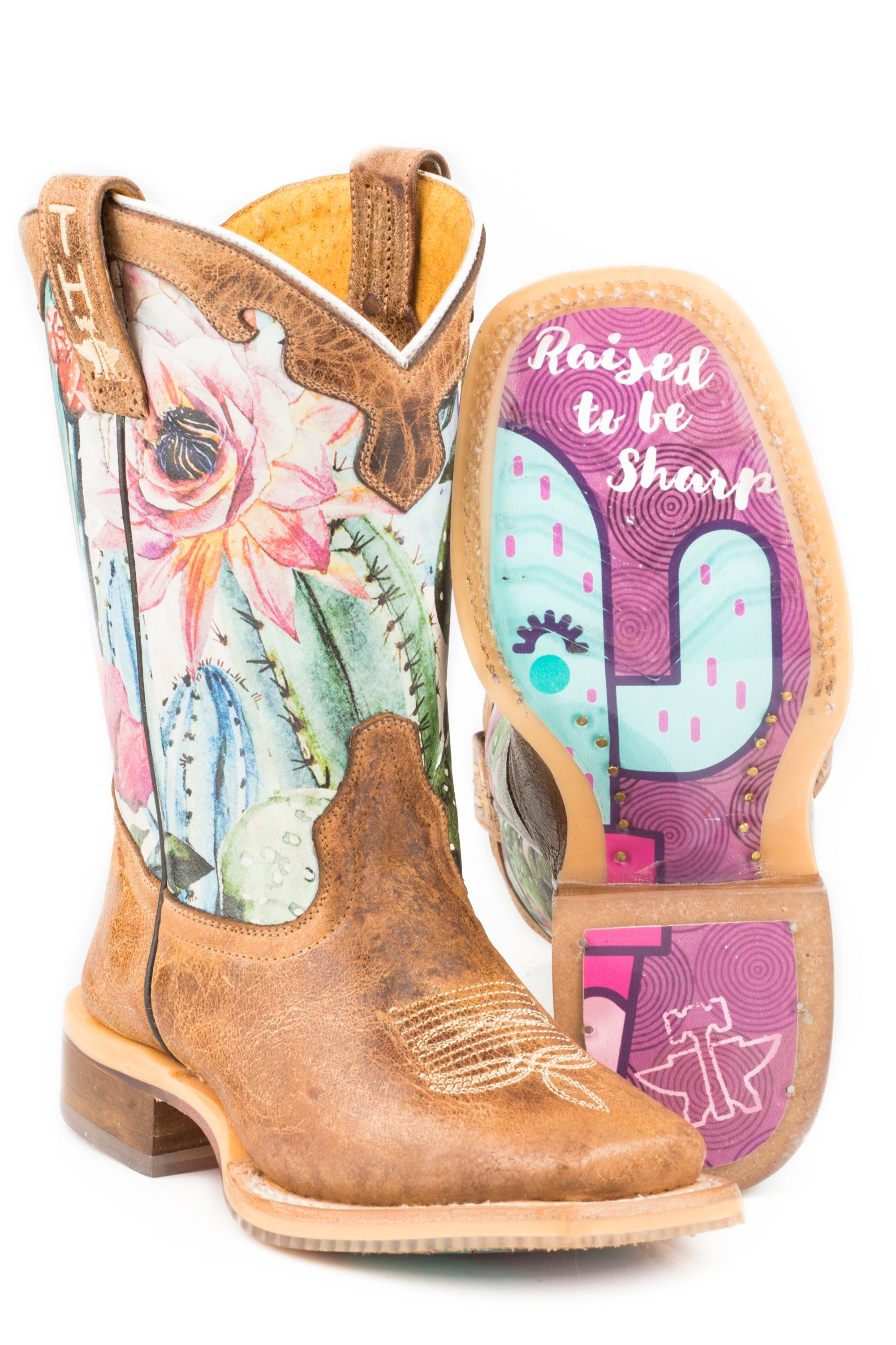 Little Girls Cactilicious With Raised To Be Sharp Sole – Tin Haul