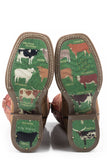 LITTLE BOYS 3D ILLUSION WITH CATTLE SOLE
