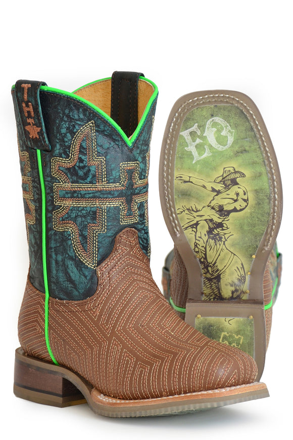 LITTLE BOYS ROWDY WITH VINTAGE RODEO SOLE