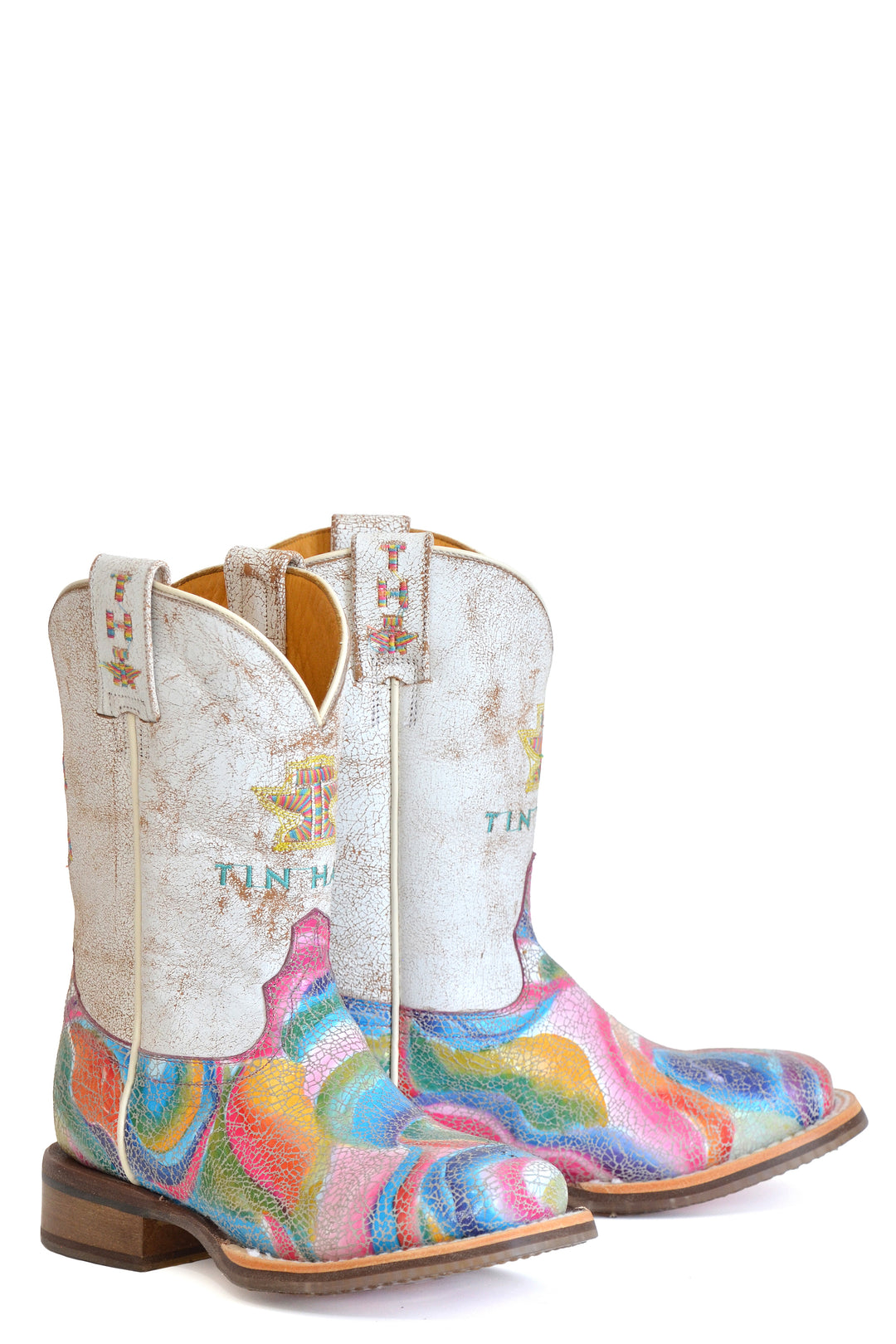 LITTLE GIRLS COLOR BURST WITH COWGIRL SOLE