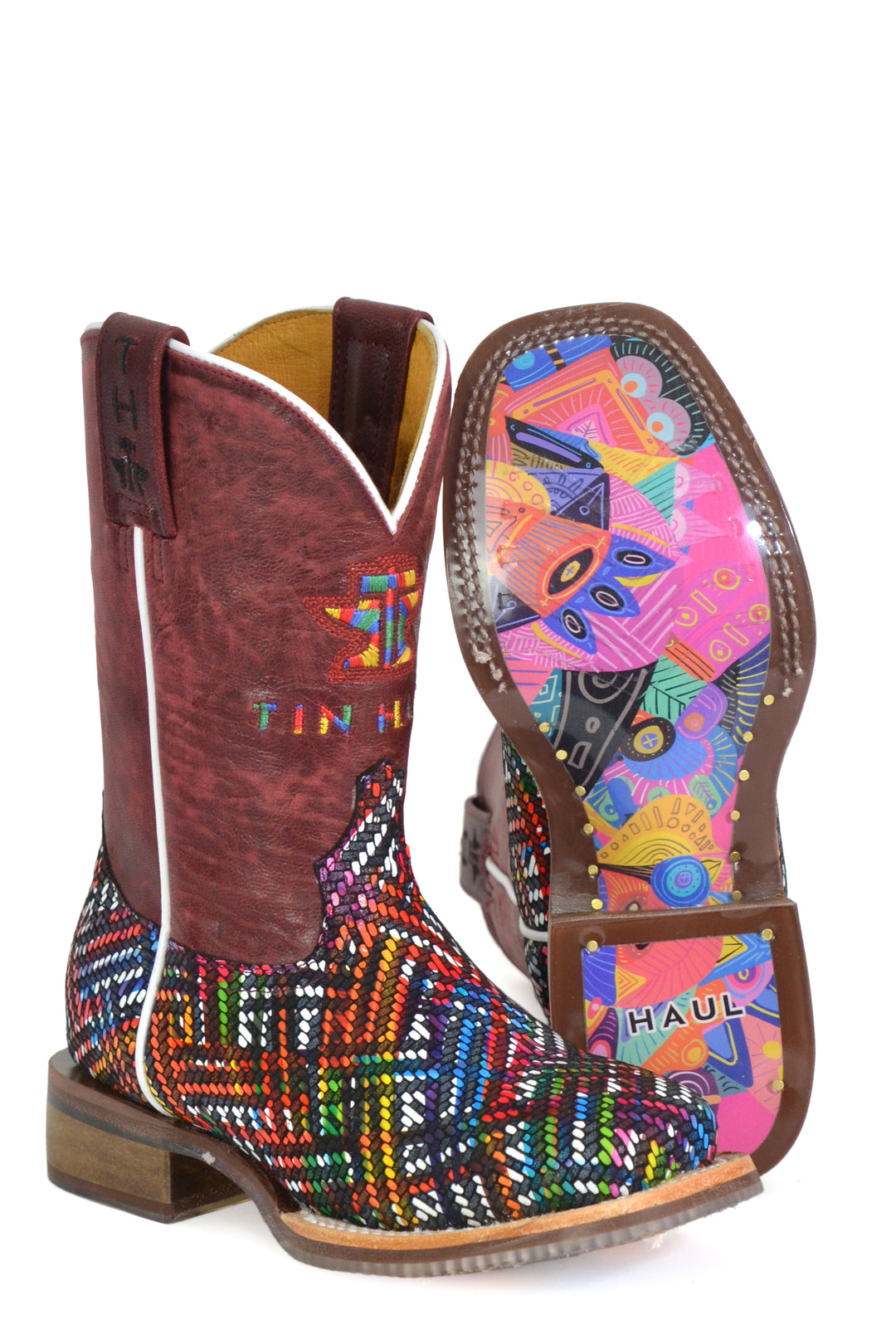 LITTLE GIRLS PRISMATIC IKAT SOLE