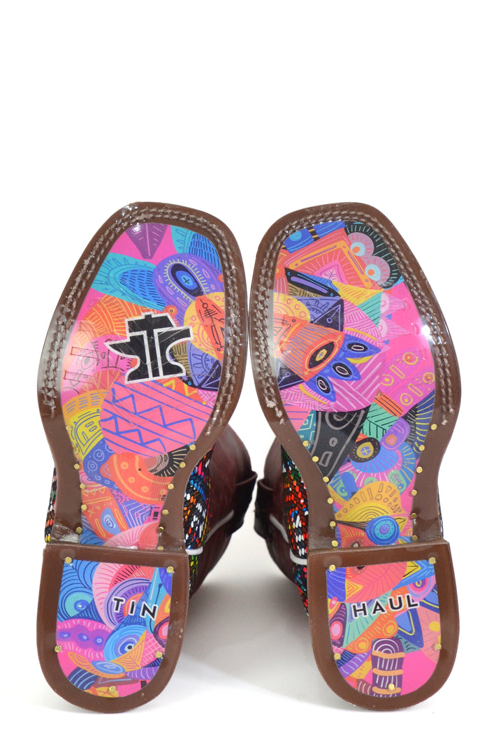 LITTLE GIRLS PRISMATIC IKAT SOLE