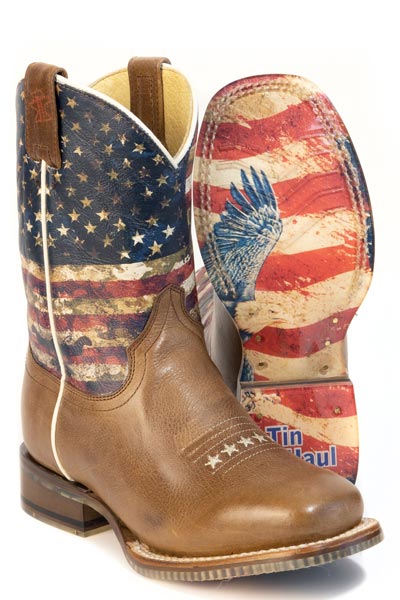 BOYS TIN HAUL USA 1776-2026 BOOTS