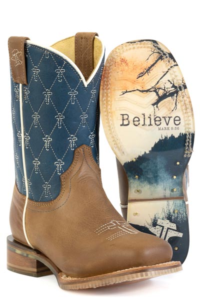 BOYS TIN HAUL CRISS CROSS CROSS BOOTS