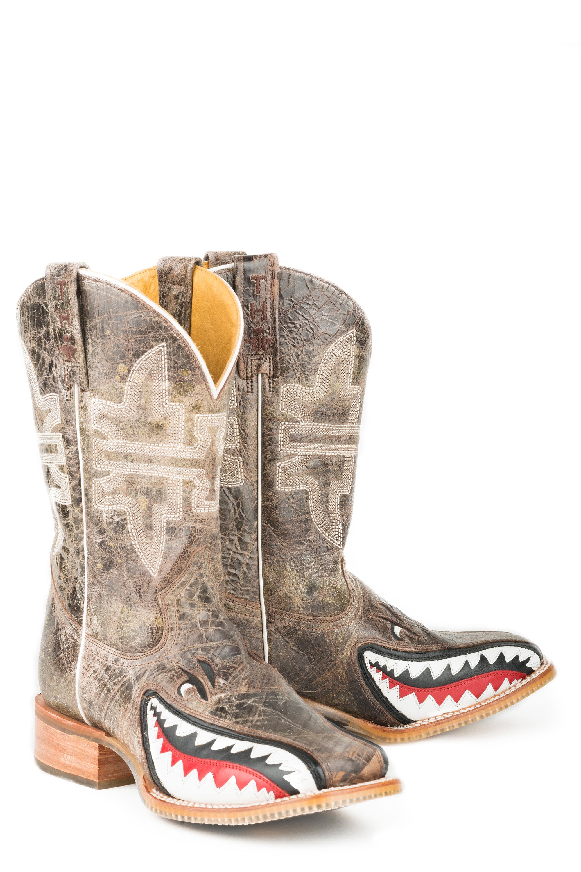 Mens Toastin A Gnarly Shark With Beer Girl Sole – Tin Haul
