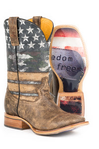 MENS FREEDOM WITH DOG TAGS SOLE