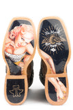 MENS WHAT'S YOUR ANGLE WITH PIN UP GIRL SOLE