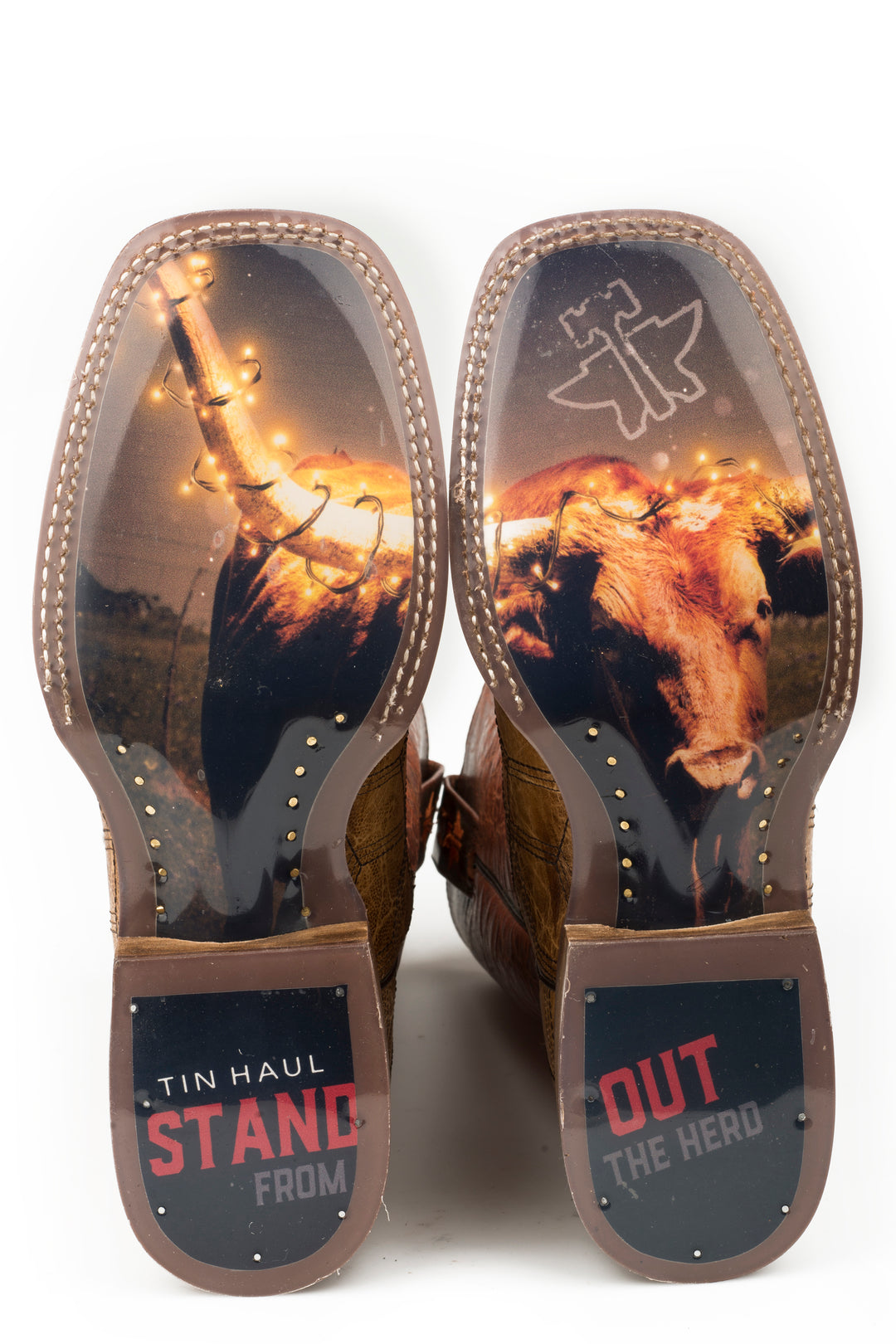 MENS KEEP OUT WITH LONGHORN LIGHTS OUT